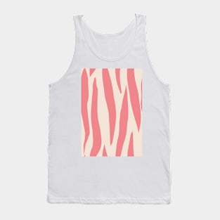 Retro red stripes Tank Top